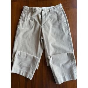 Brooks Brothers 346 Men's Tan Corduroy Pants - W 35 L 30
